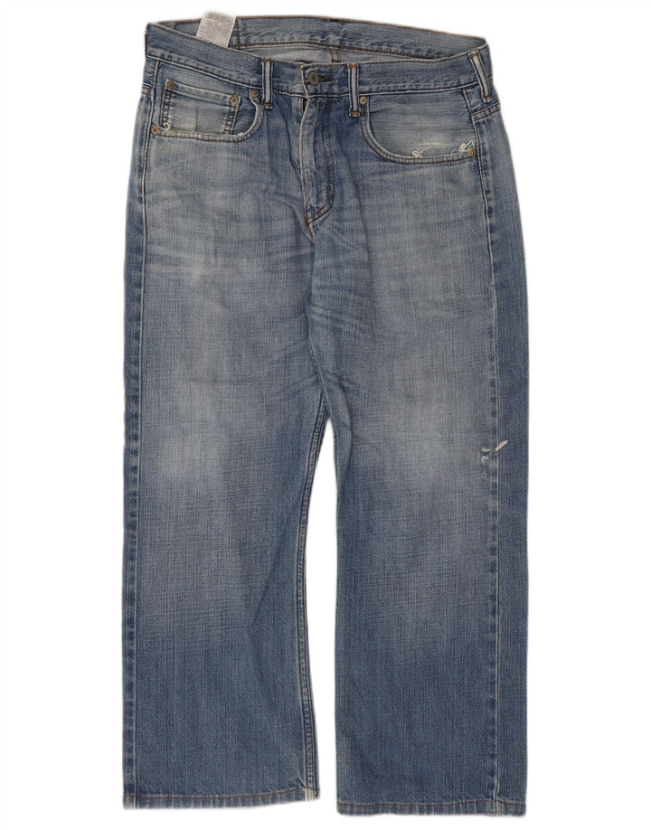 Мужские прямые джинсы LEVI'S W32 L26 синие, хлопок