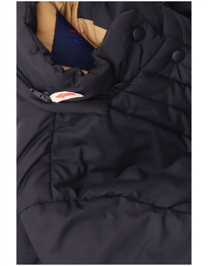 Moncler Пуховик для девочек 5-6 лет Темно-синий из полиэстера