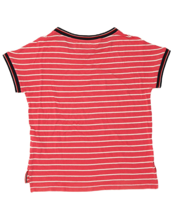 Женская футболка с коротким рукавом Tommy Hilfiger Top UK 10, маленькая красная полоска