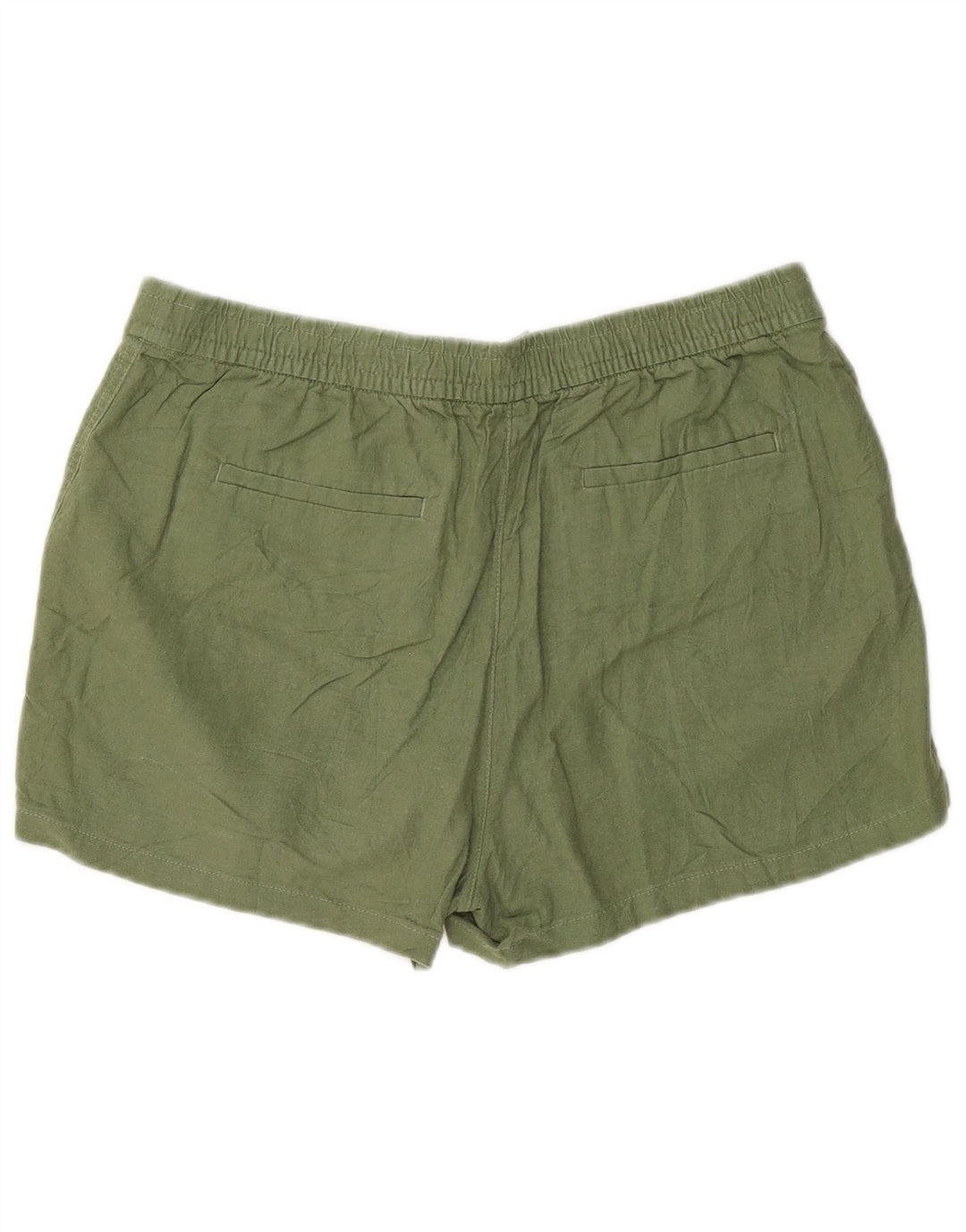 Женские шорты чинос J. Crew, средний размер W30, зеленые льняные шорты