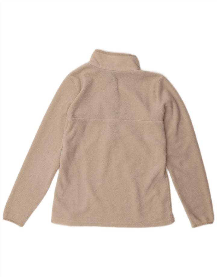 Женский флисовый джемпер Columbia на пуговицах, Великобритания, 10, маленький, белый, полиэстер