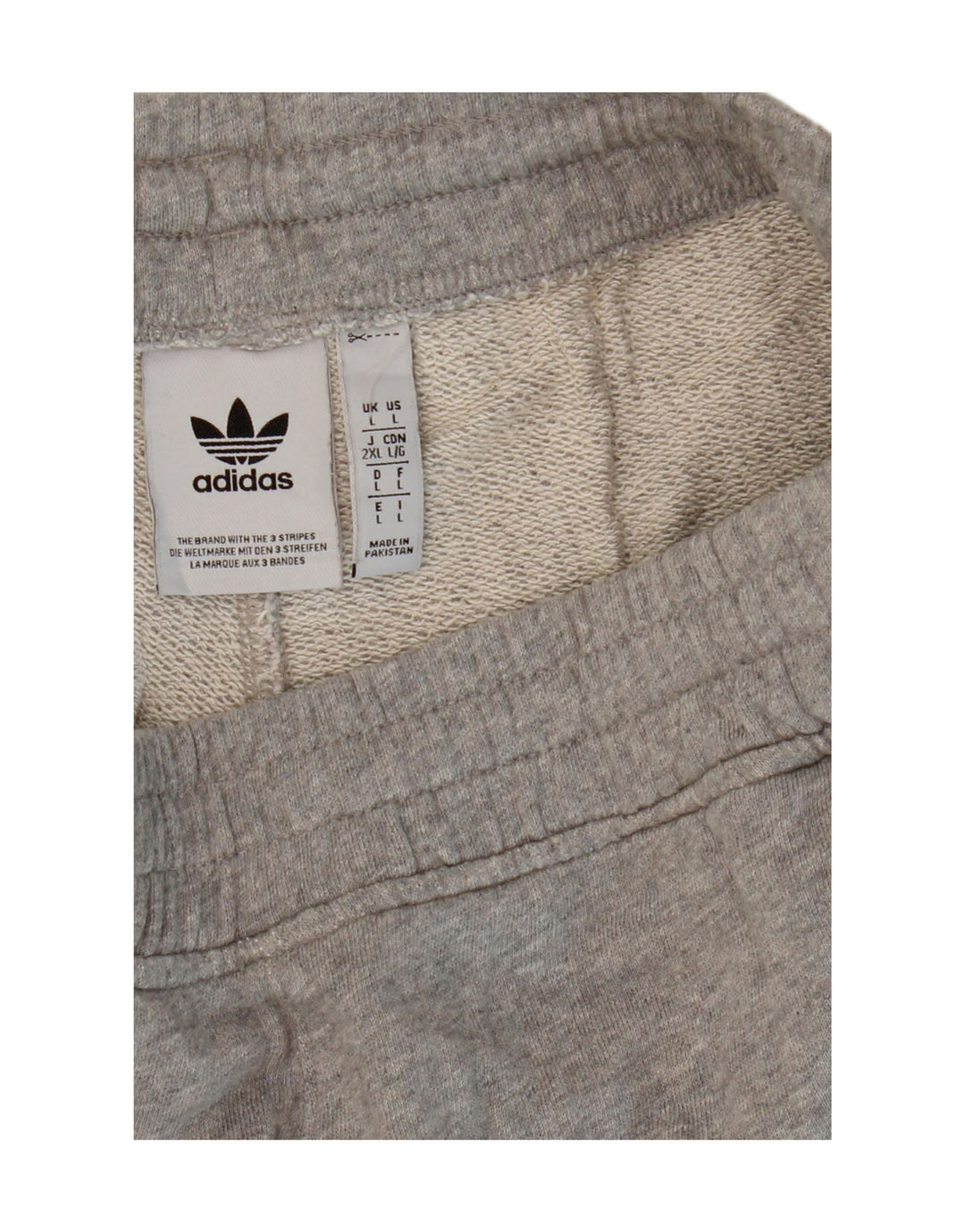 Adidas Мужские спортивные шорты-карго, большие серые хлопковые