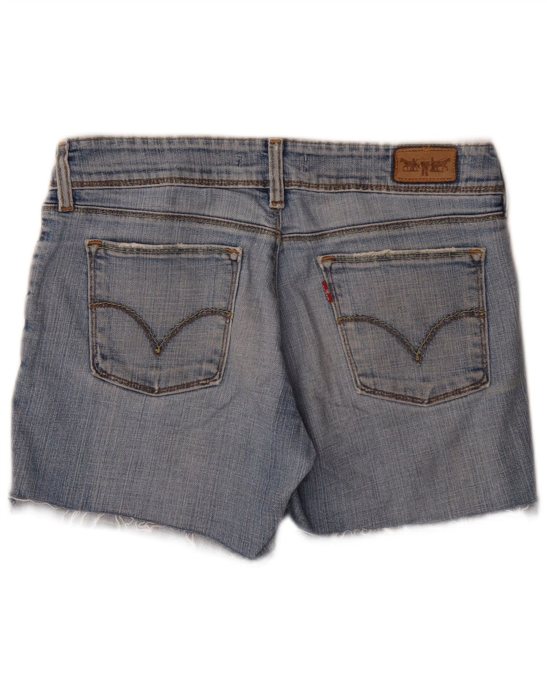 Женские джинсовые шорты Levi's 570 W32, большие синие, хлопок