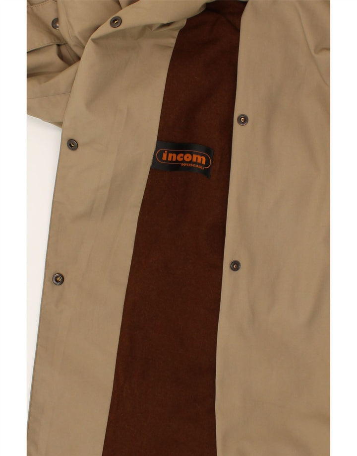 INCOM Womens Trench Coat IT 42 Medium Brown Vintage Incom and Second-Hand Incom from Messina Hembry 