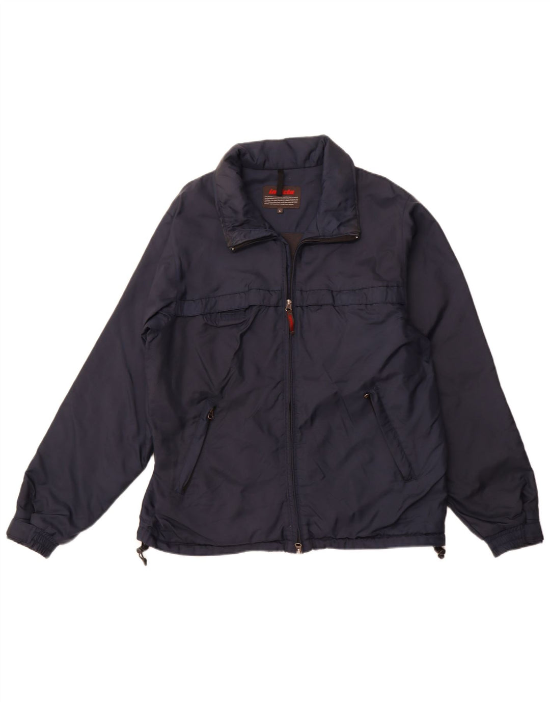 Мужская ветровка INVICTA UK 40, большая темно-синяя нейлоновая куртка