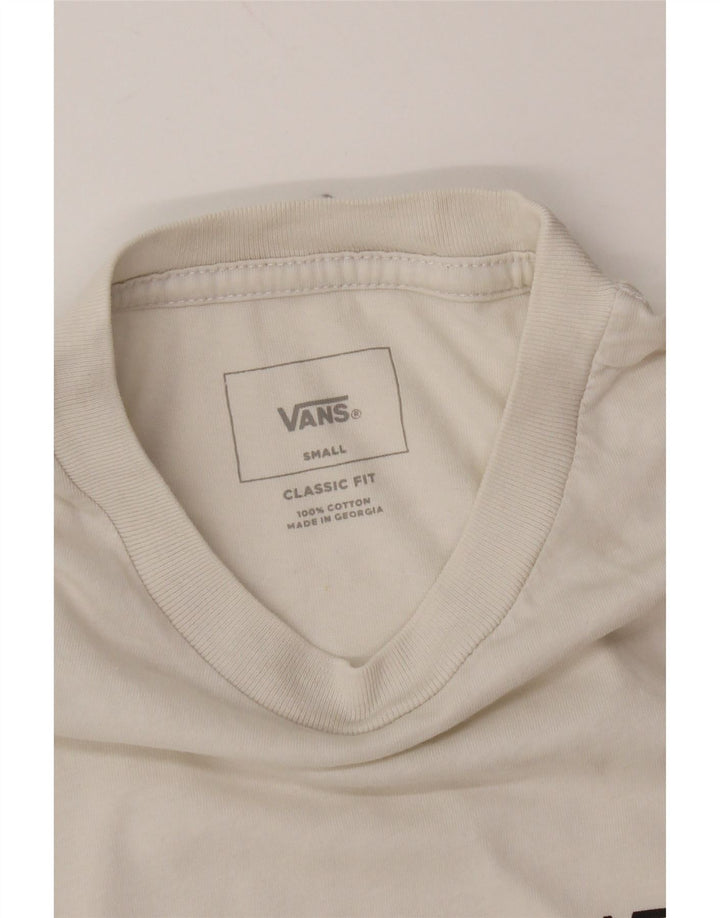 Мужская футболка классического кроя VANS, маленький черный хлопок с цветными блоками