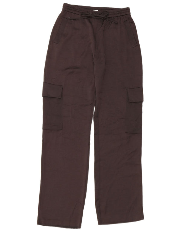 Женские прямые брюки карго Zara, маленькие W27 L31, черные