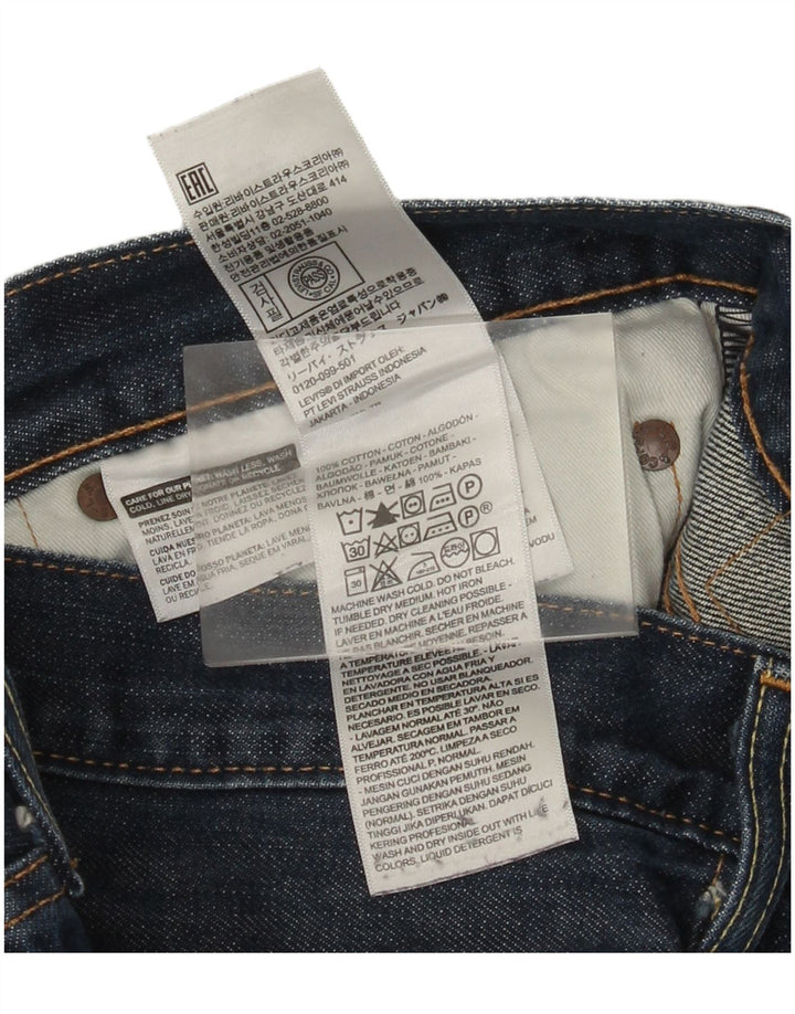 Мужские прямые джинсы Levi's 501 W36 L30 синие, хлопок