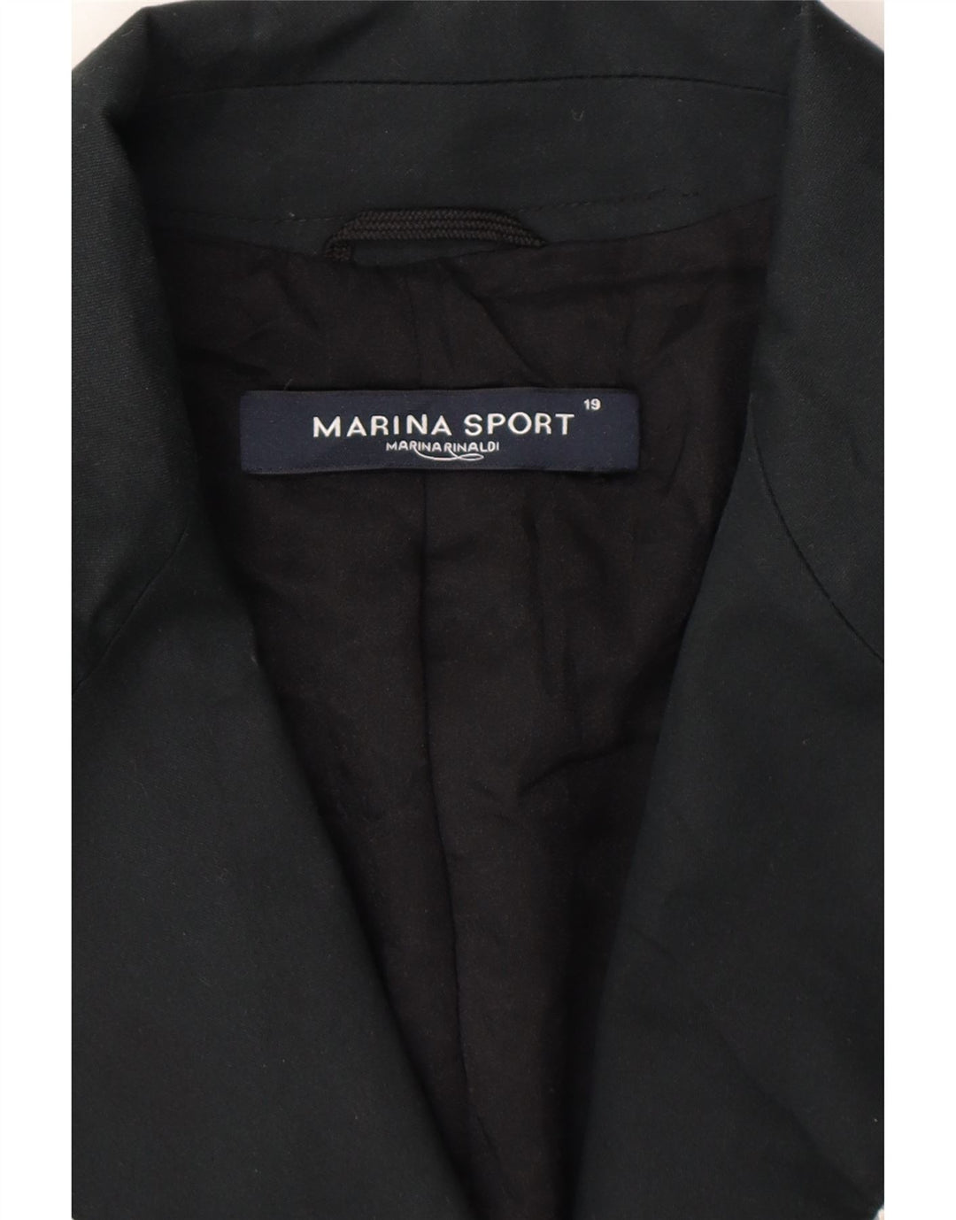 MARINA RINALDI Womens 2 Button Blazer Jacket Size 19 Small Navy Blue Vintage Marina Rinaldi and Second-Hand Marina Rinaldi from Messina Hembry 