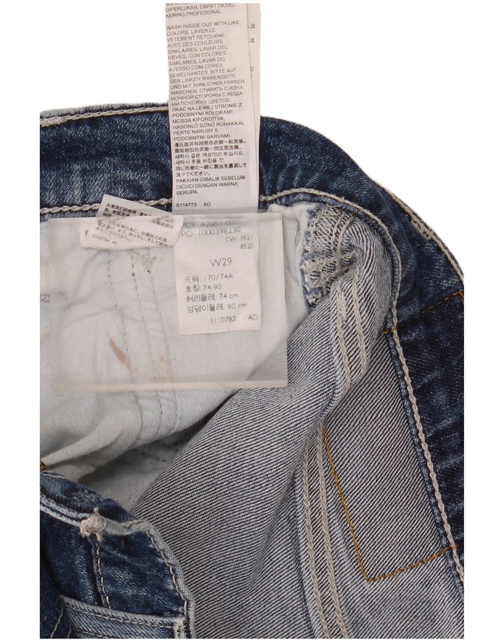 Мужские джинсы-карго LEVI'S 502 W29 L30 синие, хлопок