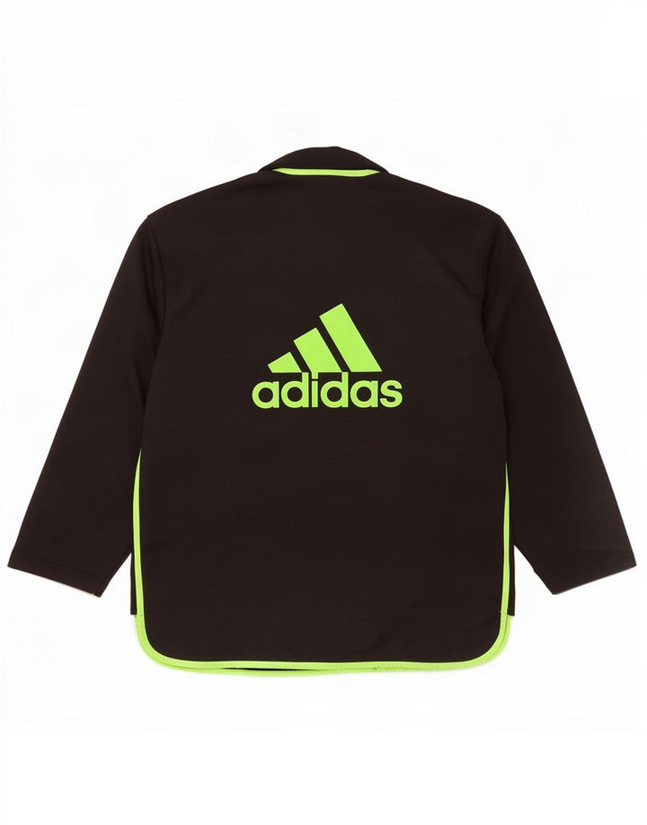 Adidas Мужской спортивный костюм с графическим рисунком, верхняя куртка, средний черный
