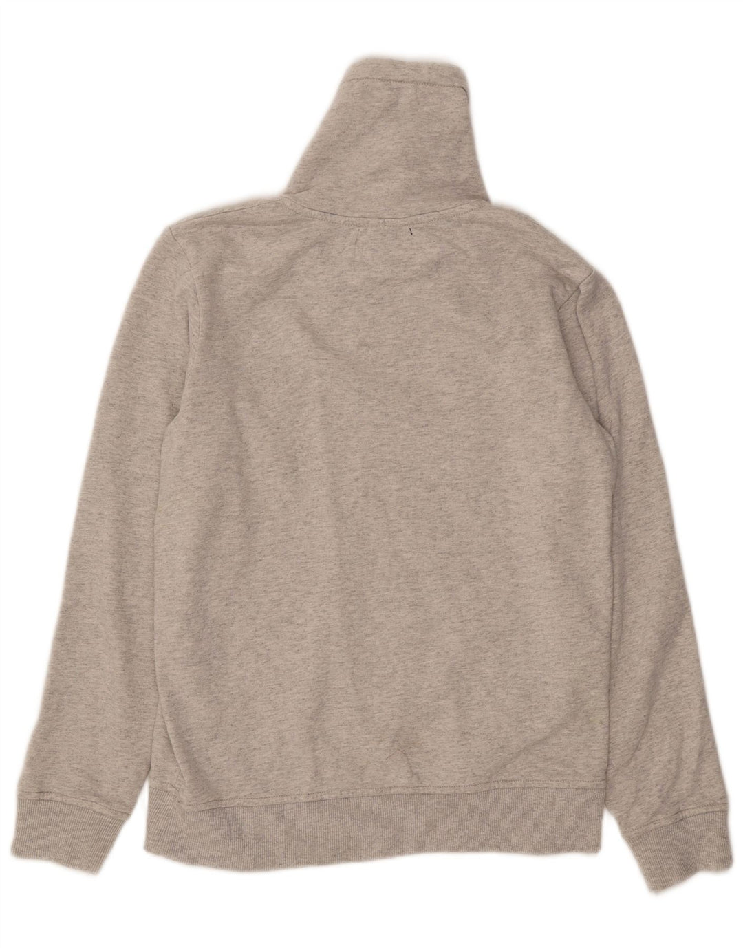 Мужской джемпер с капюшоном Jack & Jones с рисунком, хлопковый, среднего серого цвета