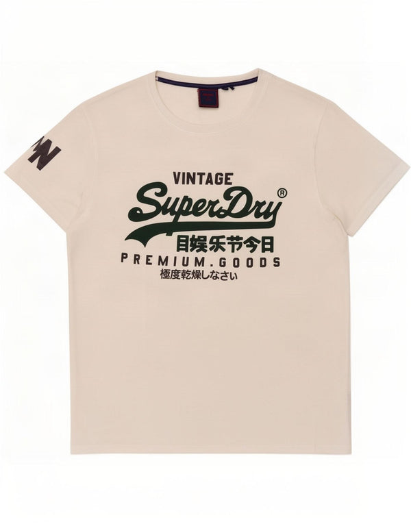 Мужская футболка с рисунком Superdry 3XL, белая
