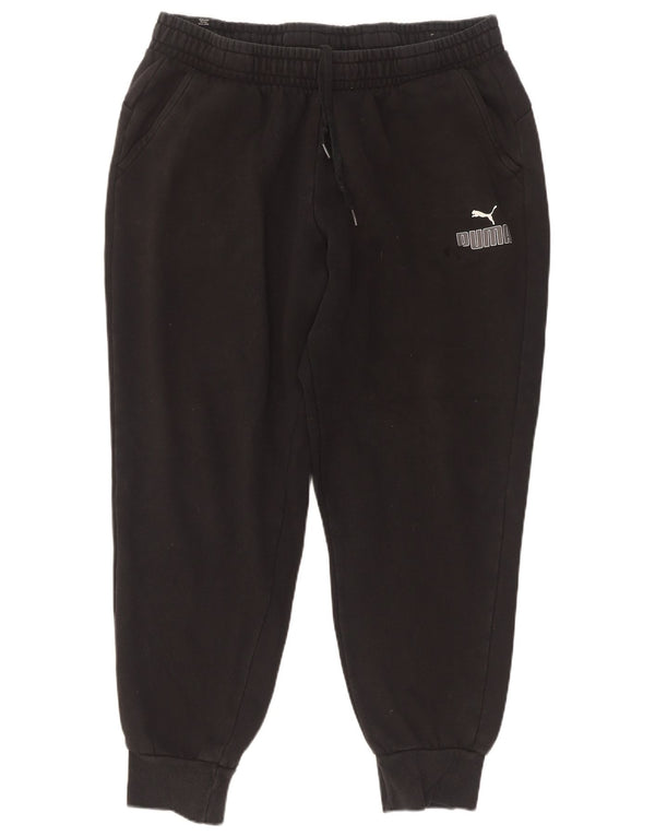 Puma Mens Tracksuit Trousers Joggers XL Black Cotton