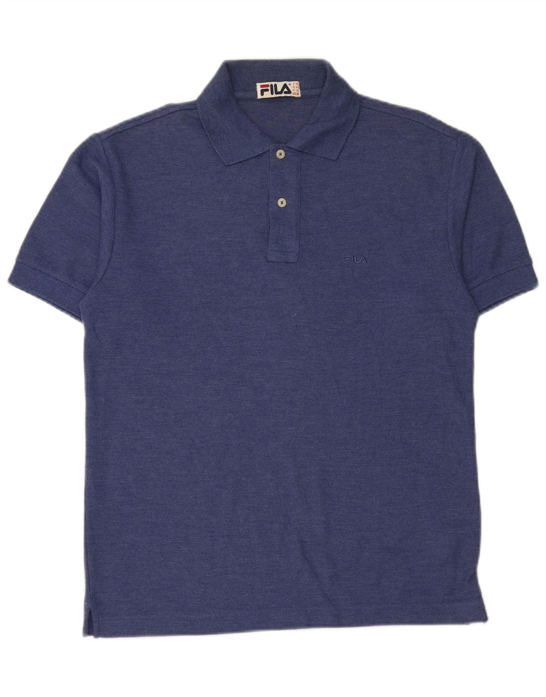 FILA Mens Polo Shirt IT 42 2XS Blue Cotton