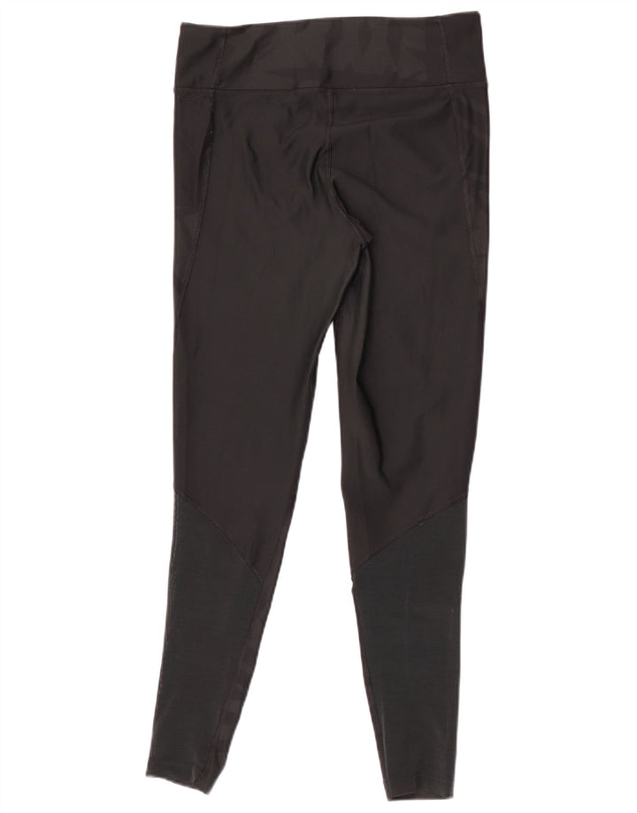 Женские леггинсы Hurley UK 12, средние, черные в полоску