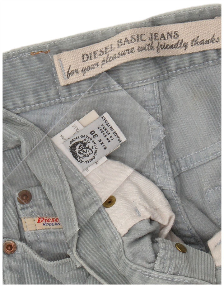 Мужские прямые вельветовые брюки DIESEL W30 L31, синие, хлопок