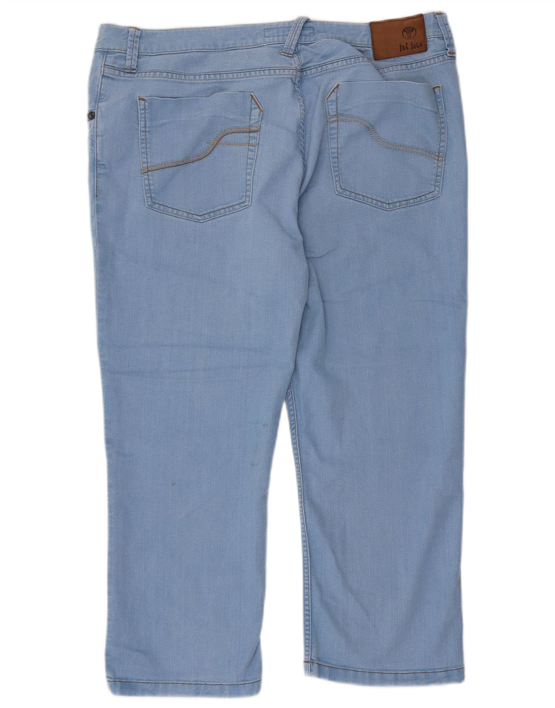 Женские укороченные джинсы FAT FACE UK 18 XL W36 L22 Синие хлопковые