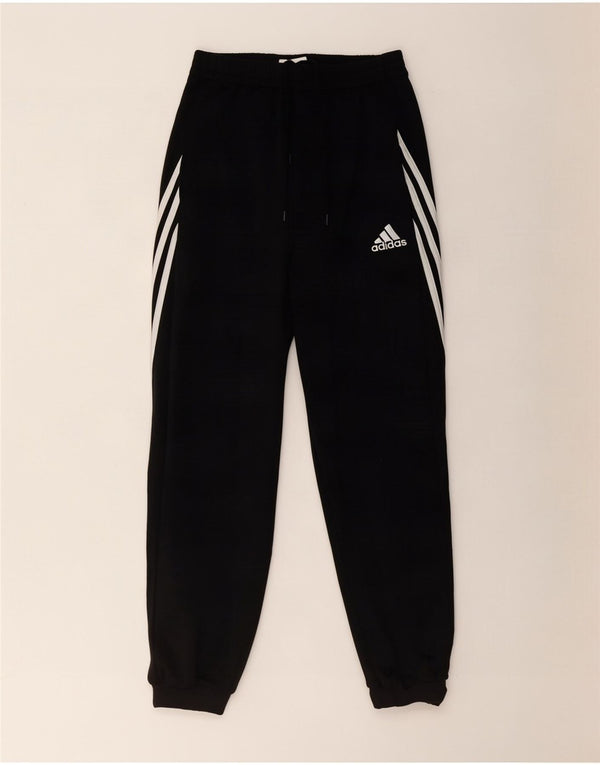 Мужские спортивные брюки Adidas для бега, средний черный полиэстер