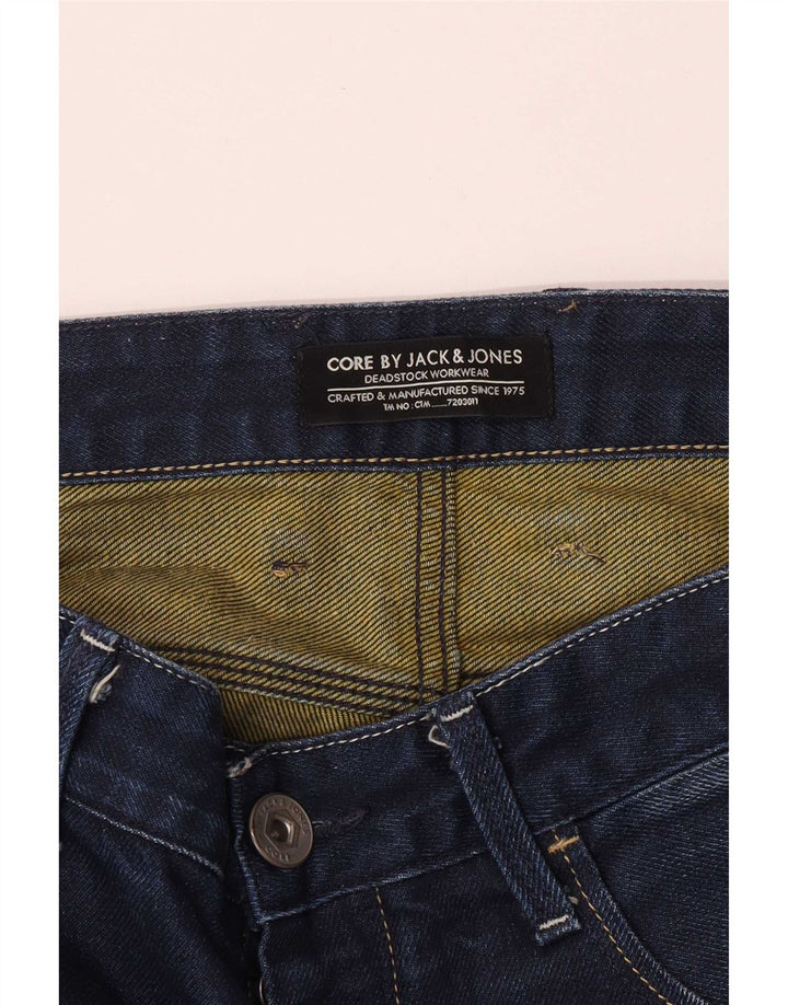 Мужские узкие джинсы Jack & Jones W34 L31 темно-синие