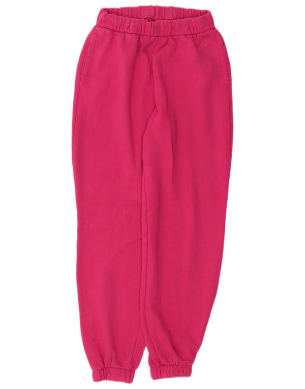 HOLLISTER Женский спортивный костюм Брюки Джоггеры UK 4 XS Розовый Хлопок