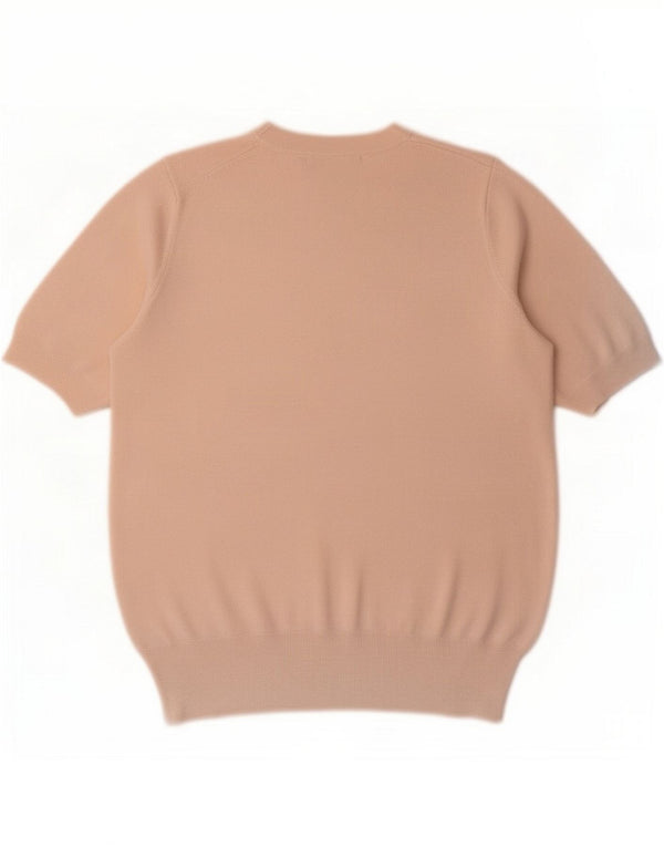 Zara Женская блузка с коротким рукавом Top UK 10 Small Pink