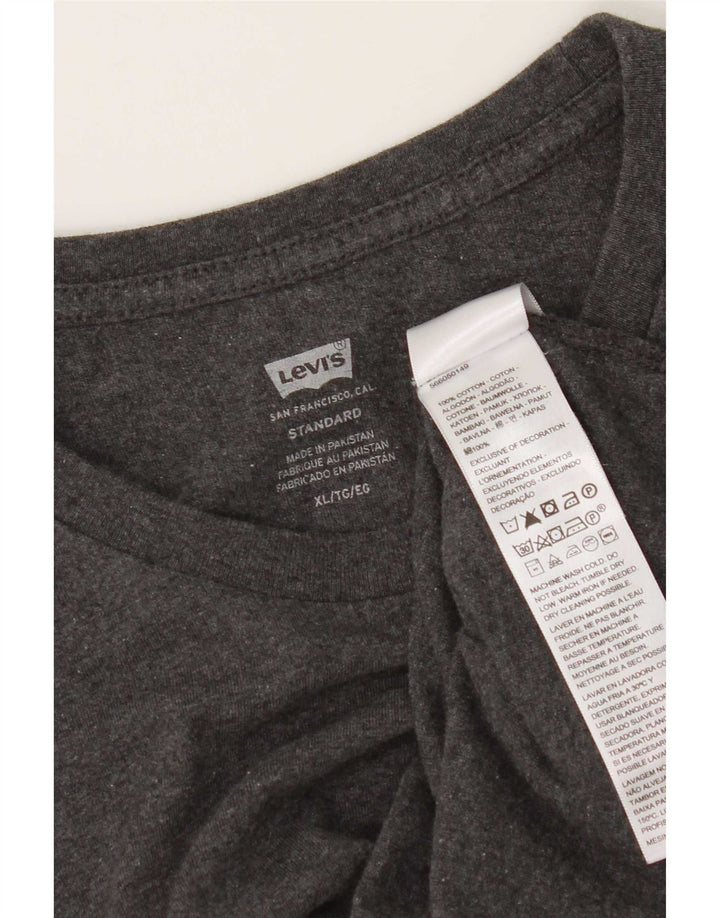 Мужская футболка Levi's Standard Top XL, серый хлопок