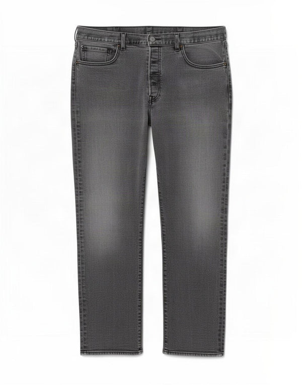 Мужские прямые джинсы Levi's 501 W38 L32 серые, хлопок