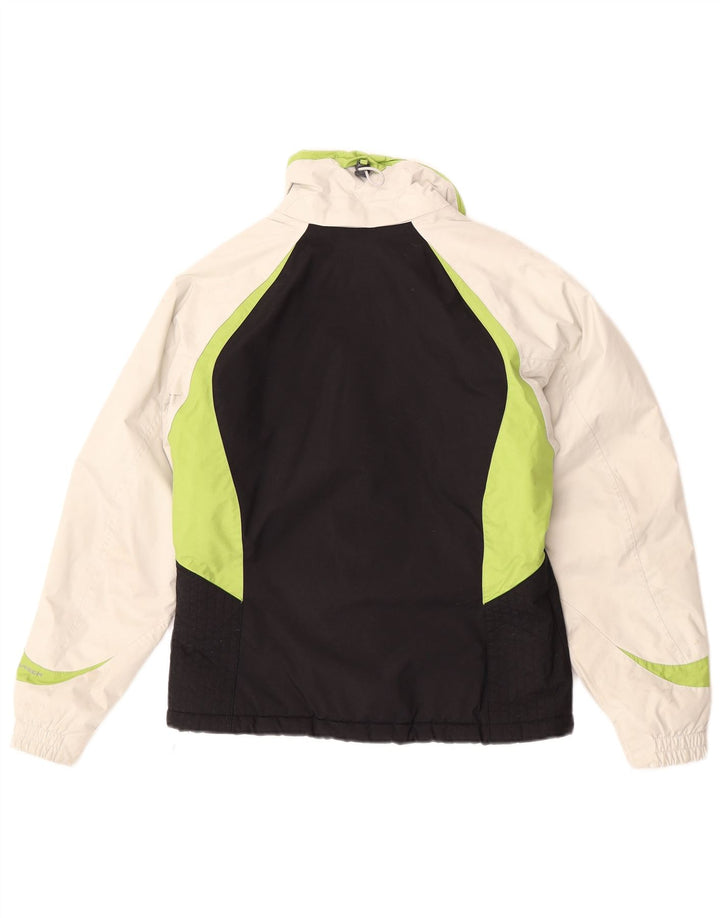 Женская лыжная куртка Columbia Oversized UK 10, маленькая, черная, нейлон с цветными блоками