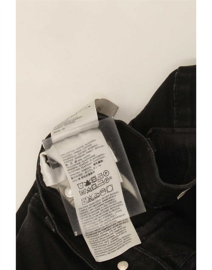 Мужские зауженные джинсы Levi's 502 W32 L32, черный хлопок