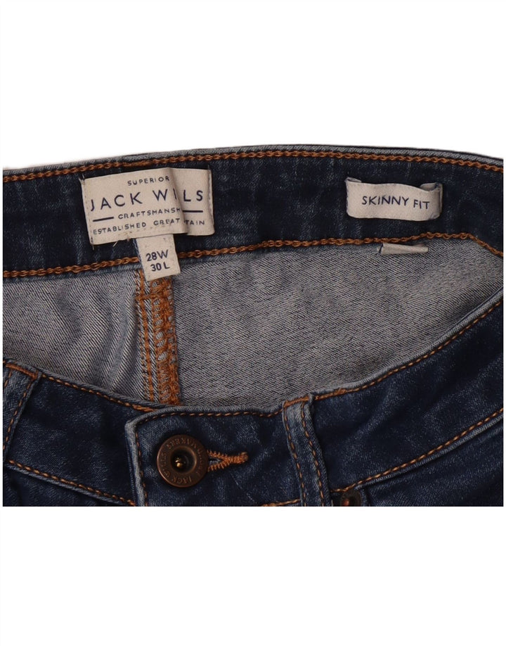 Женские джинсы скинни JACK WILLS W28 L30 Темно-синие, хлопок