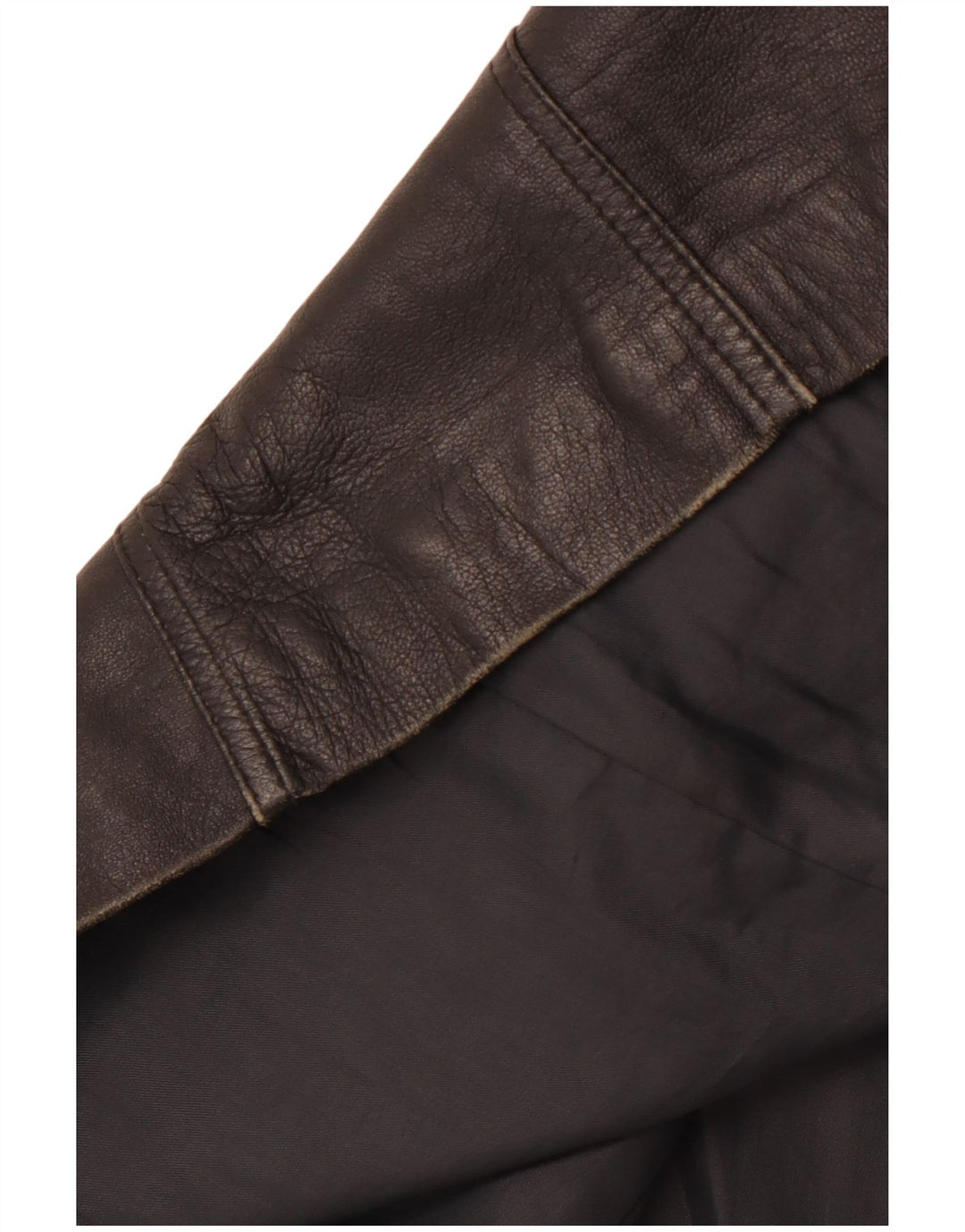 Женское кожаное пальто VINTAGE IT 40 маленькое черное