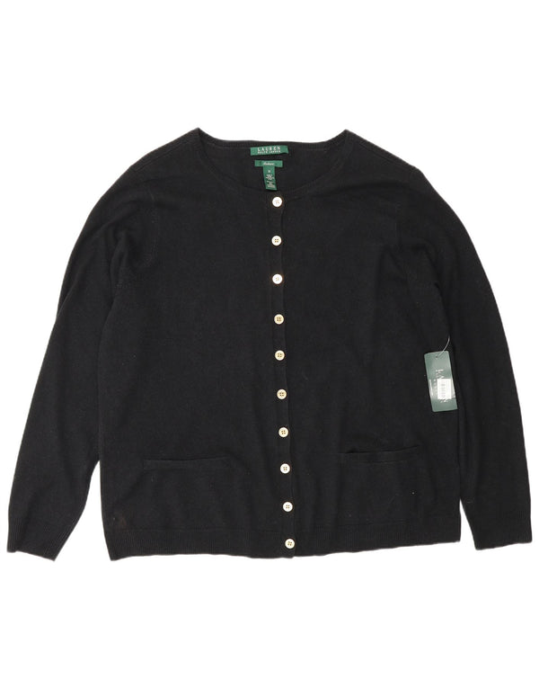 Женский кардиган-свитер Ralph Lauren UK 18 XL, черный шелк