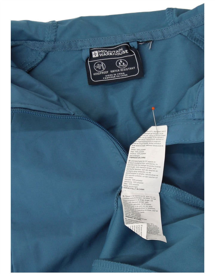 MOUNTAIN WAREHOUSE Женская дождевик с капюшоном UK 6 XS Синий Полиэстер