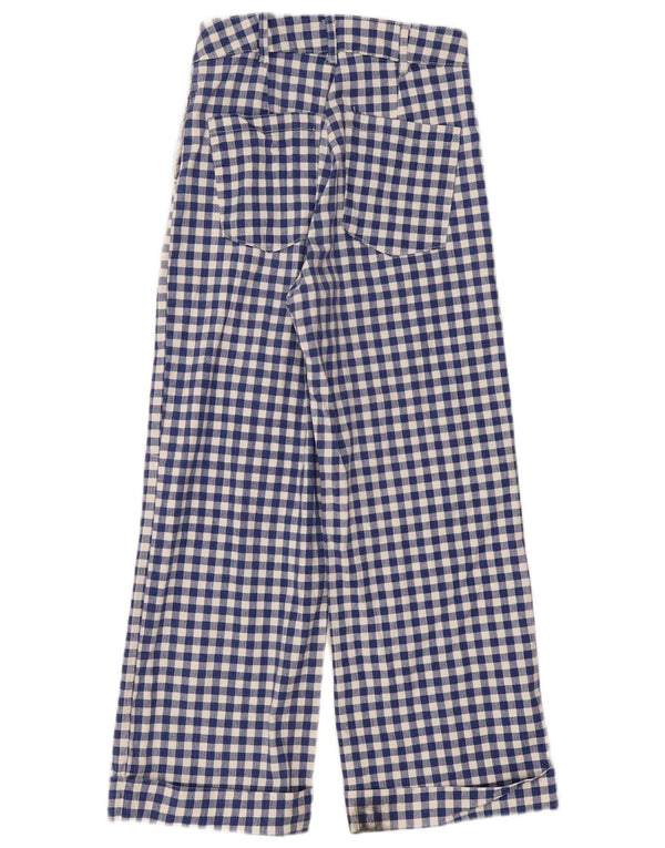 Женские брюки-чиносы Scotch & Soda Regular Bootcut W26 L26 Синие в мелкую клетку