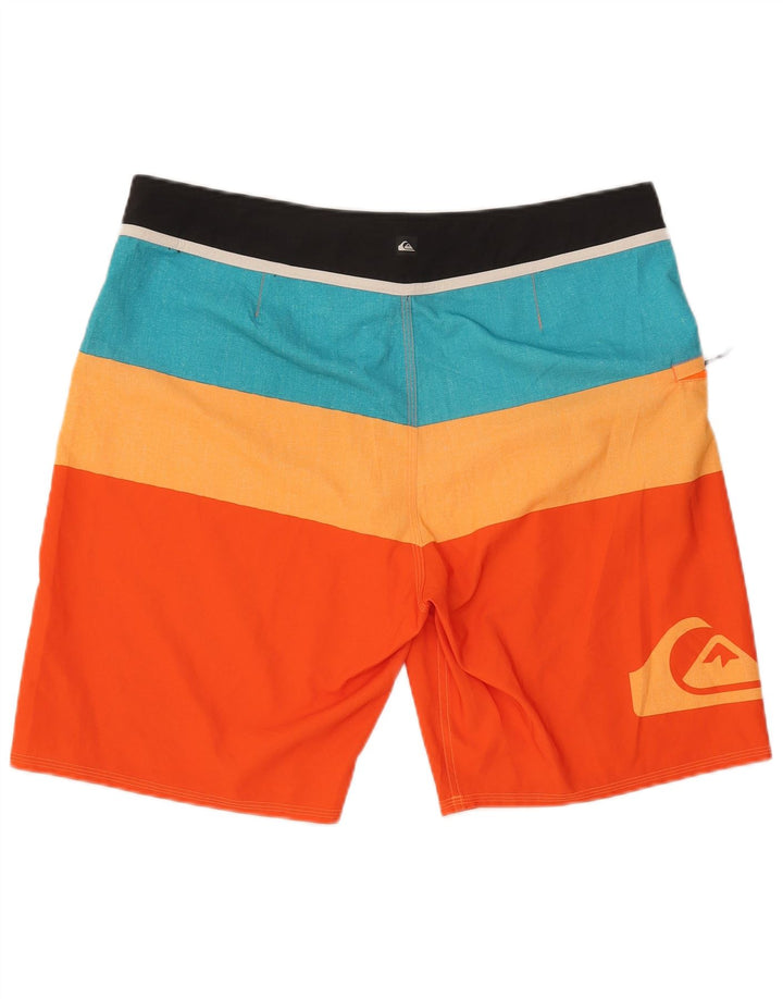 Мужские шорты для плавания Quiksilver, большие разноцветные полиэстер с цветными блоками