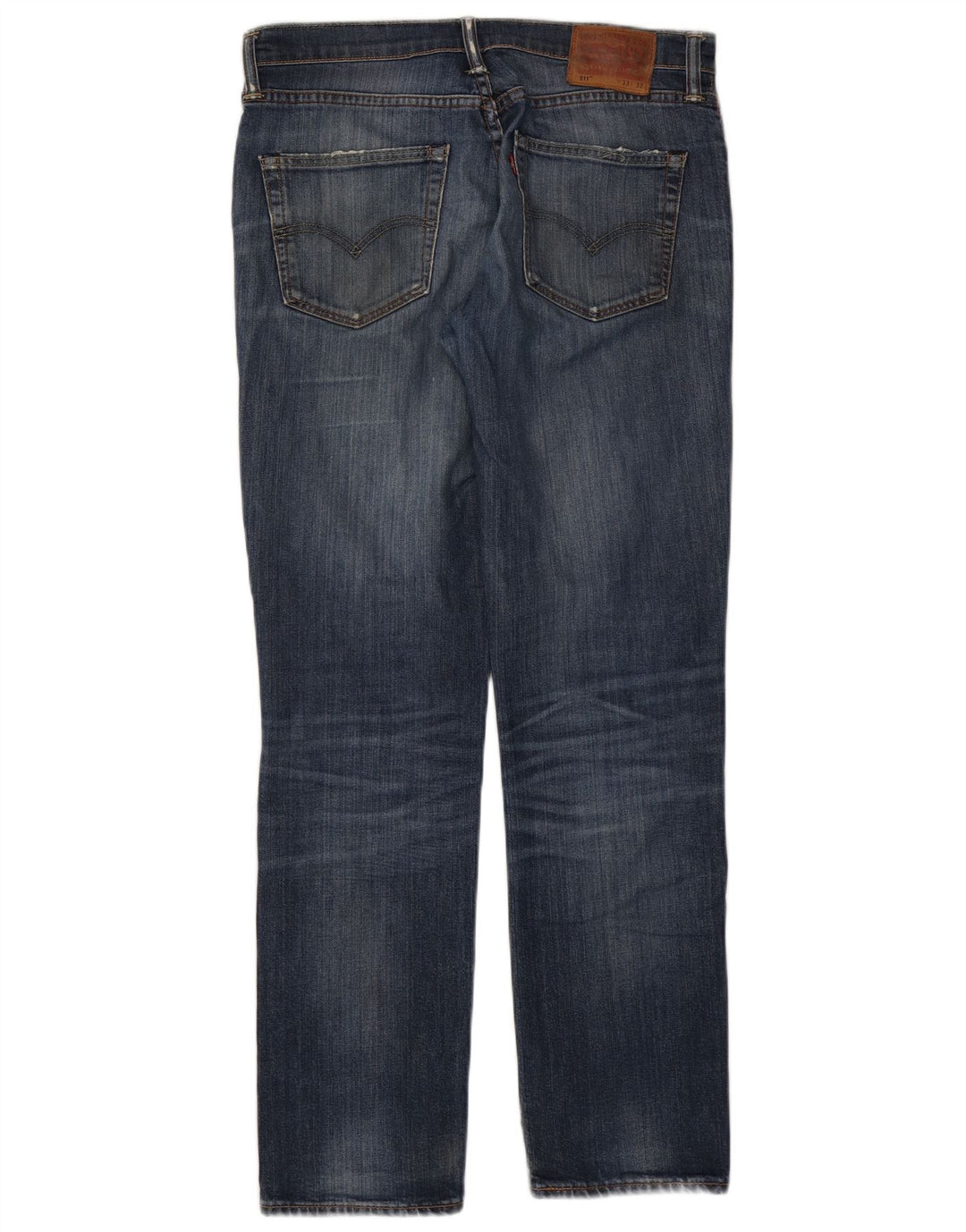 Мужские джинсы Levi's 511 с потертостями W33 L32 синие