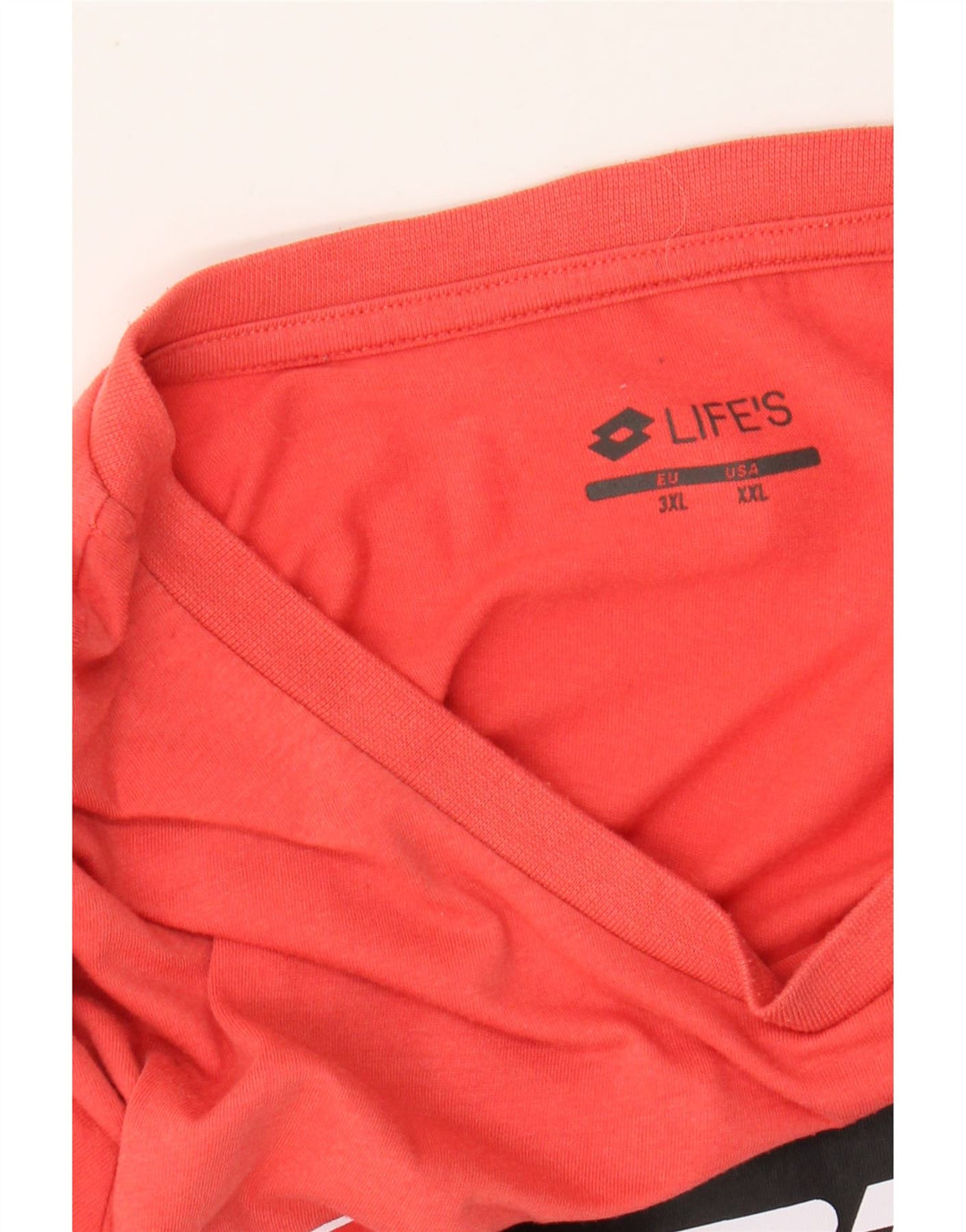 LOTTO Мужская футболка с рисунком Top 2XL Красный