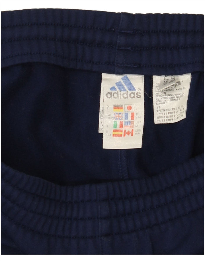 Мужские спортивные брюки Adidas UK 38/40, средний темно-синий, полиэстер