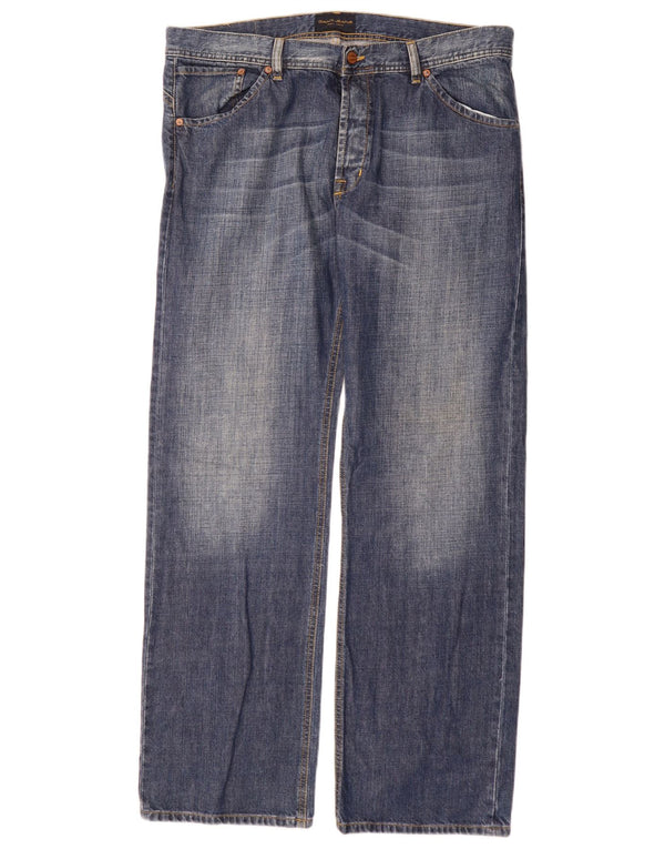 Мужские прямые джинсы Gant W36 L34 синие