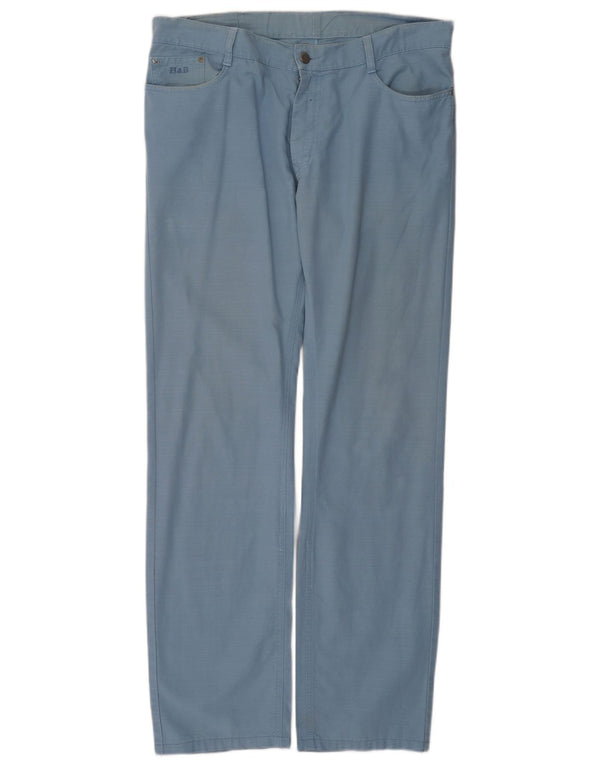 Мужские прямые повседневные брюки Harmont & Blaine IT 56 3XL W36 L33 синие