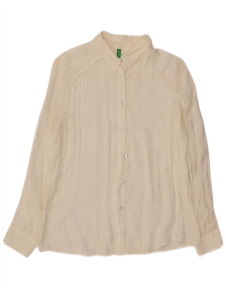 Женская рубашка Benetton UK 18 XL белая