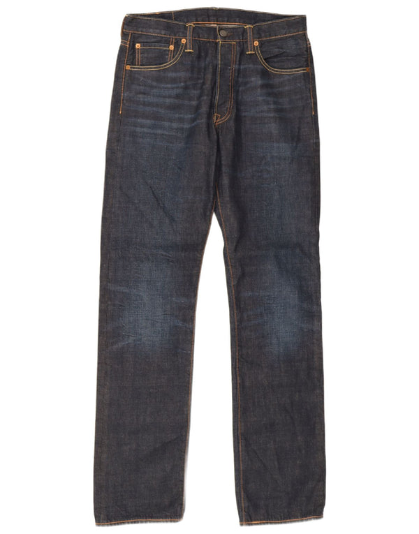 Мужские прямые джинсы Levi's 501 W32 L34 темно-синие, хлопок