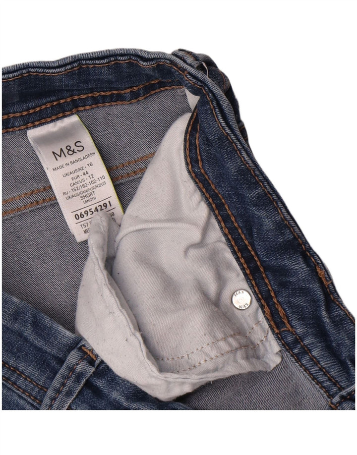 Женские джинсы Bootcut Marks & Spencer W32 L26 синие, хлопок