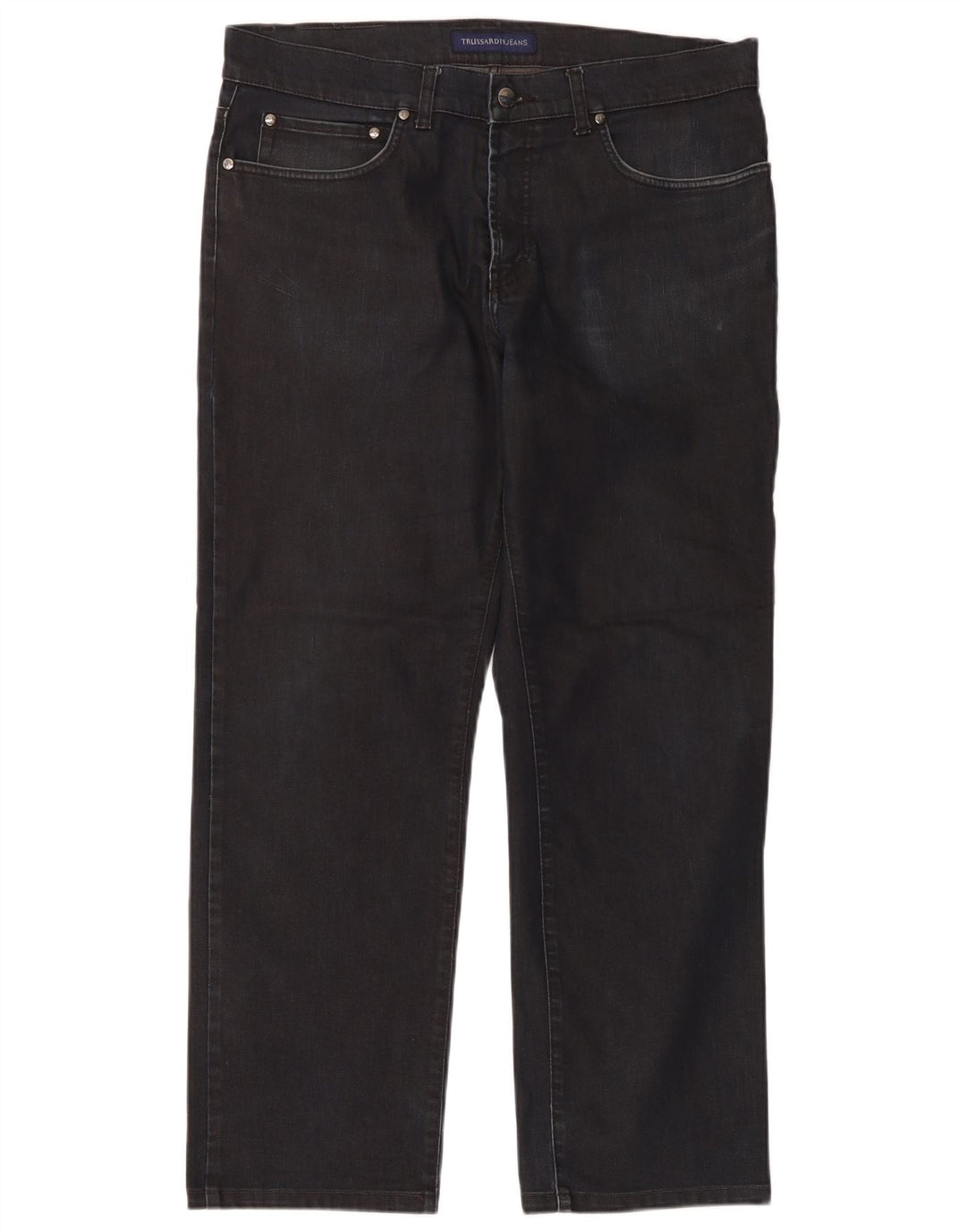 Мужские прямые джинсы Trussardi W38 L29 темно-синие, хлопок