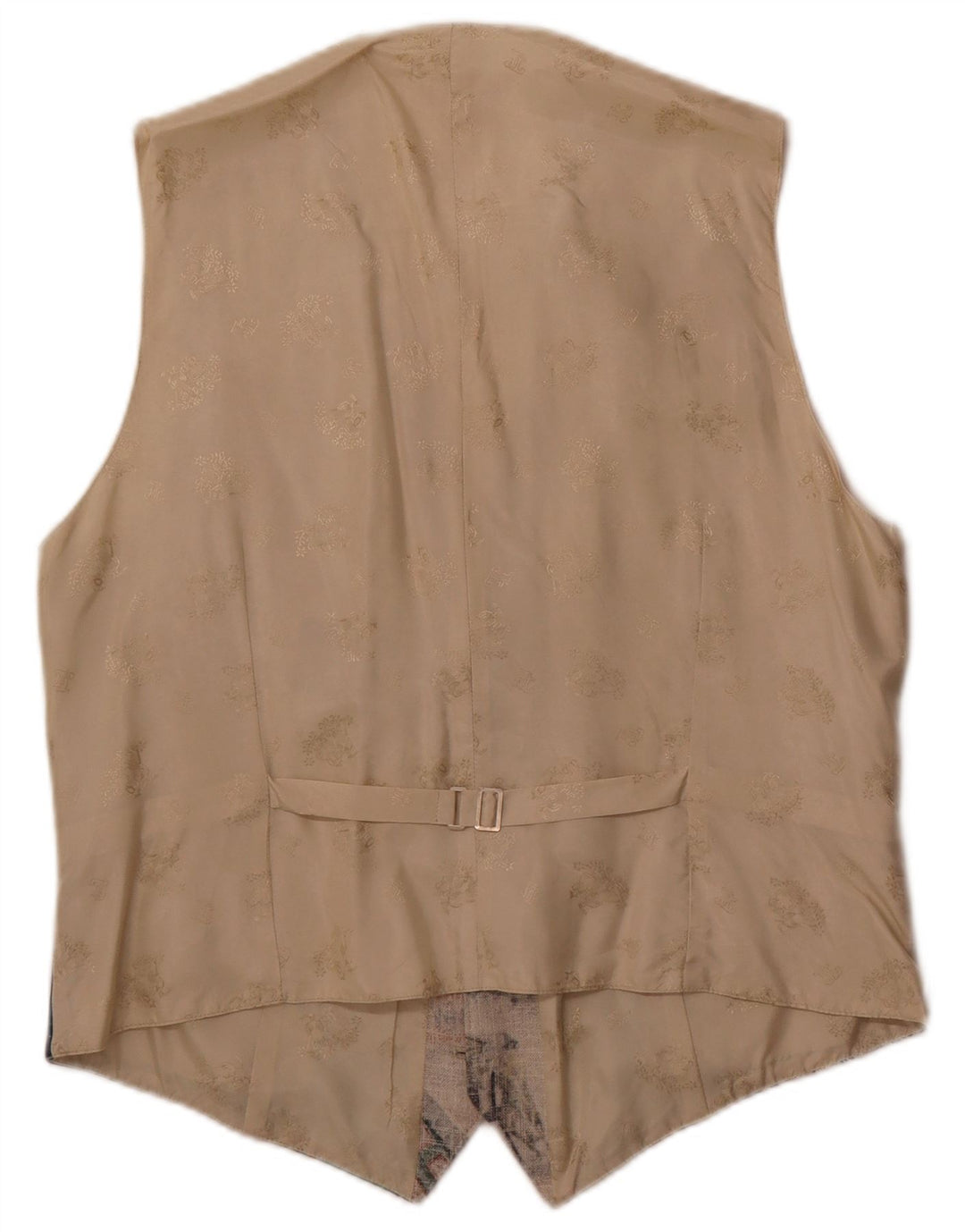 Julius Lang Мужской жилет с рисунком IT 54 XL Бежевый Лоскутный Вискоза