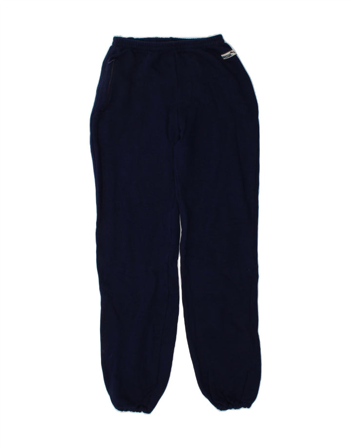 PUMA Womens Tracksuit Trousers Joggers Large Navy Blue Cotton Vintage Puma and Second-Hand Puma from Messina Hembry 