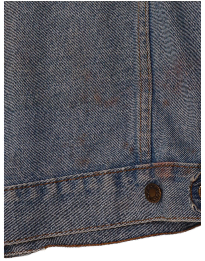 Женская джинсовая куртка MAGIC VENTURE UK 16, большой синий хлопок