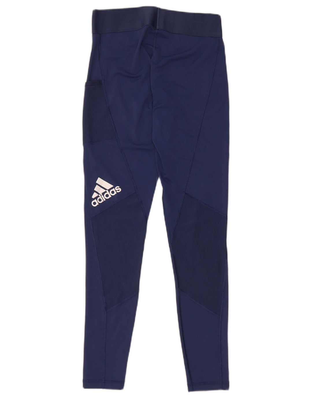 Женские леггинсы Adidas UK 8/10, маленькие, темно-синие