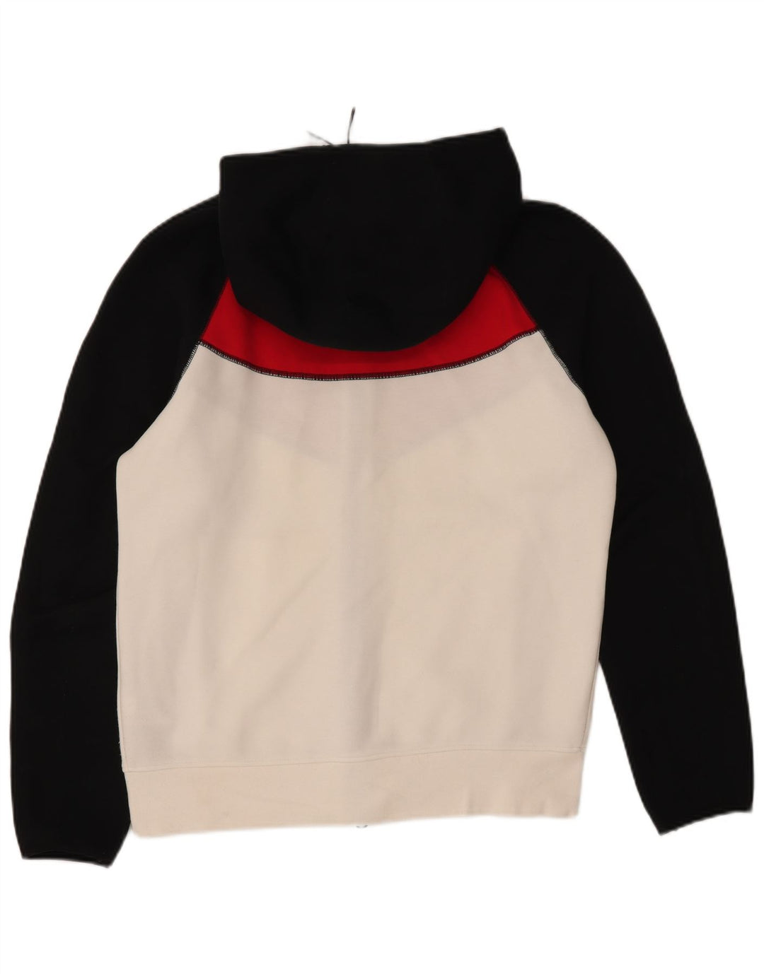 Мужской свитер с капюшоном на молнии Nike, средний разноцветный хлопок с цветными блоками